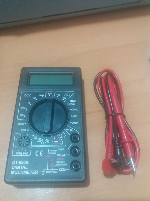Multímetro novo.