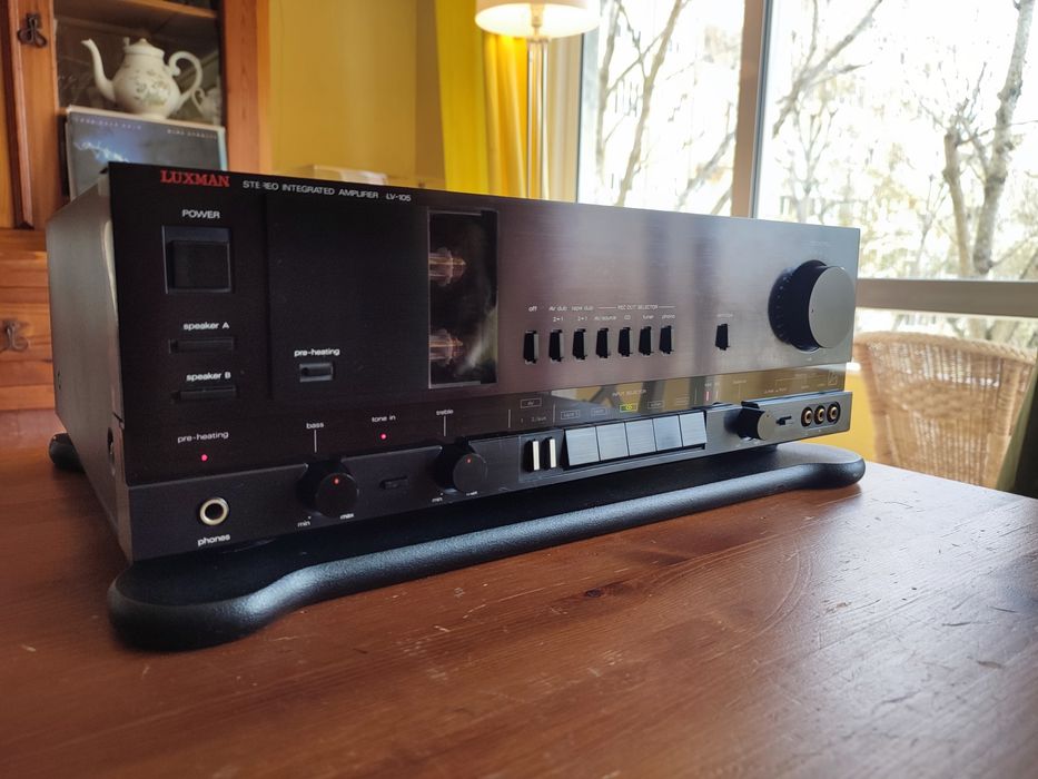 Luxman LV-105 Magnífico Amplificador Hi-Fi Impecável!