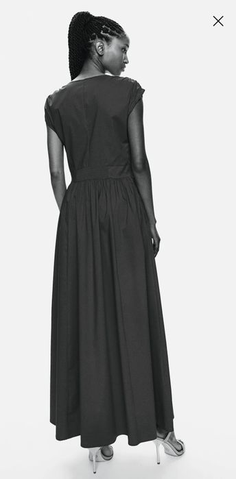 Довга  поплінова сукня