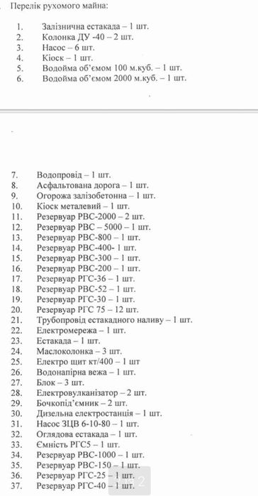 Продам цілісний майновий комплекс Нафтобазу