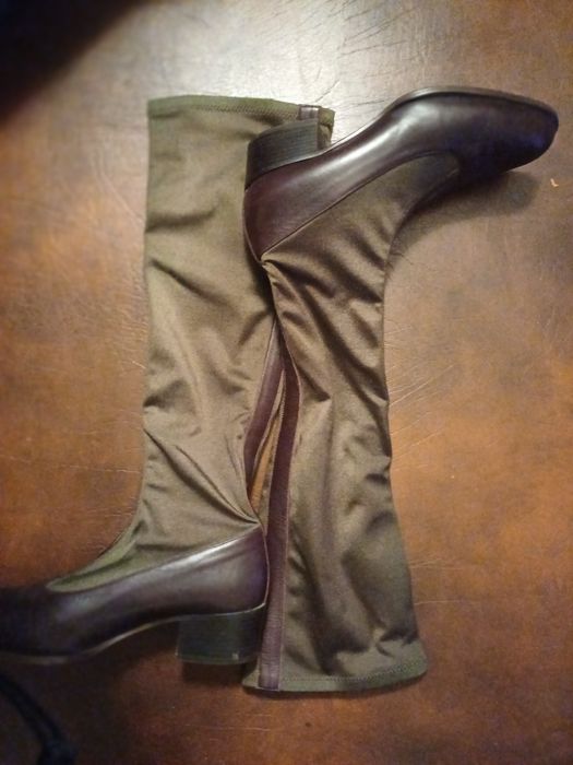 Botas italianas castanas como novas