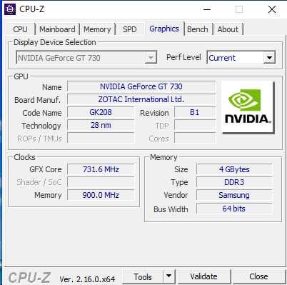 Відеокарта NVIDIA GeForce GT730 4GB GDDR3 DX12 4K DVI HDMI VGA