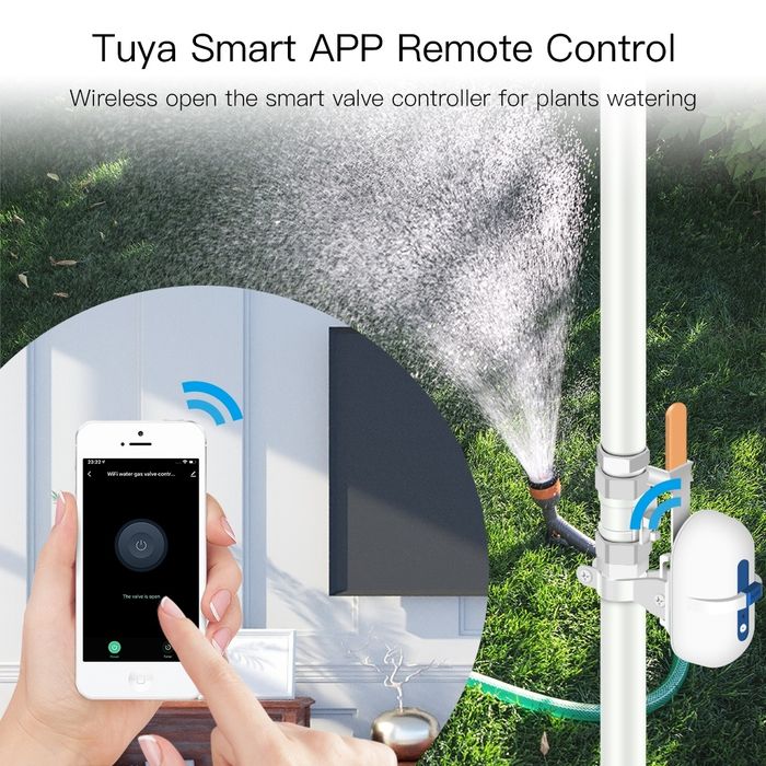 Controlador Inteligente de Válvula Água / Gás Moes Zigbee (Tuya / Smart Life)