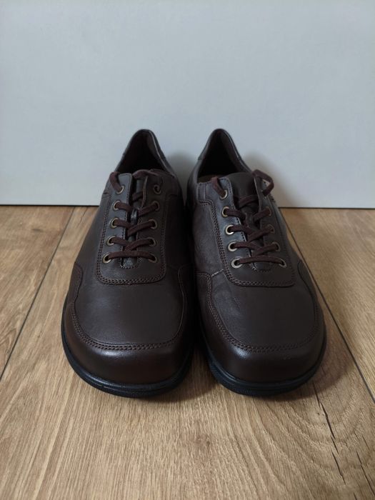 Buty Dansko Ara Extra Weit półbuty skórzane męskie brązowe 45 29cm