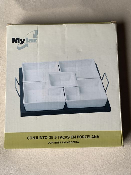 Conjunto taças porcelana