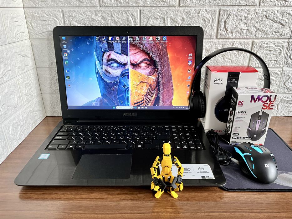 Игровой Asus + Nvidia MX + SSD/HDD + игры + комплект