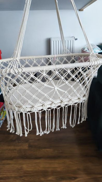Huśtawka niemowlęca boho / kołyska wisząca dla dziecka