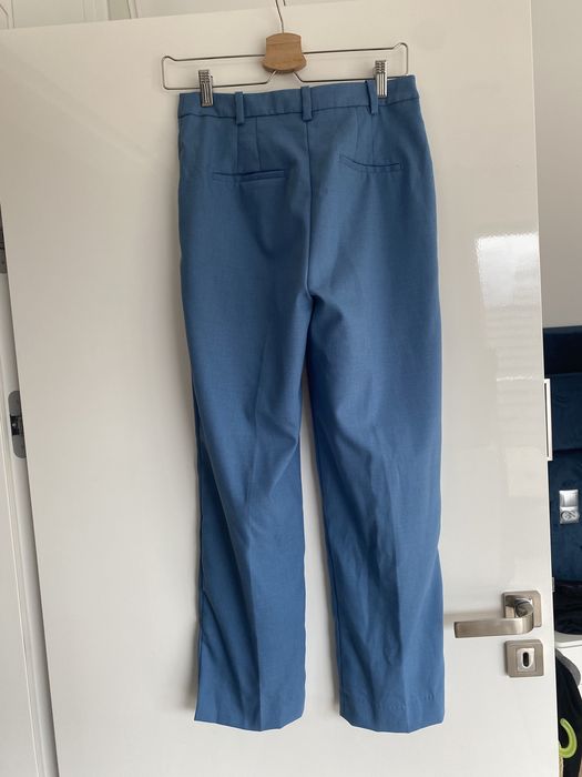 Niebieskie eleganckie spodnie H&M 36