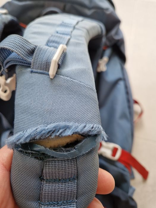 Plecak Ferrino Transalp 75L Niebiesko-Czerwony uszkodzony