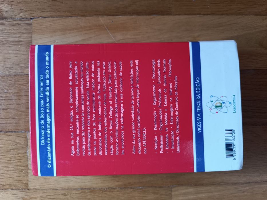 Dicionário de bolso para enfermeiros