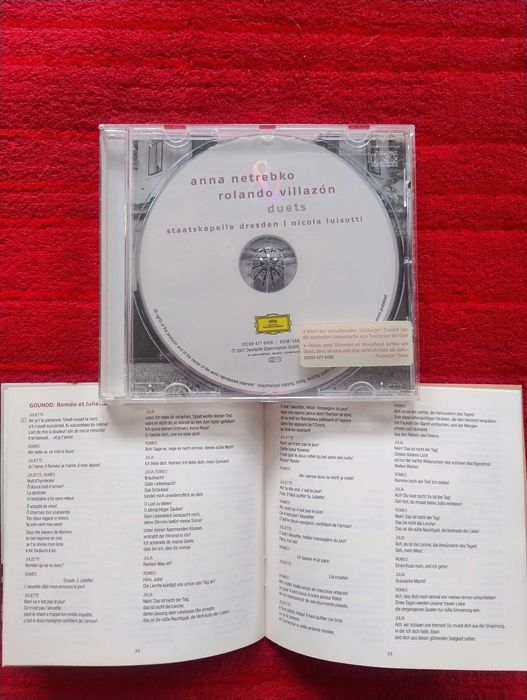 CD Netrebko & Villazon - Duets (Deutsche Grammophon)