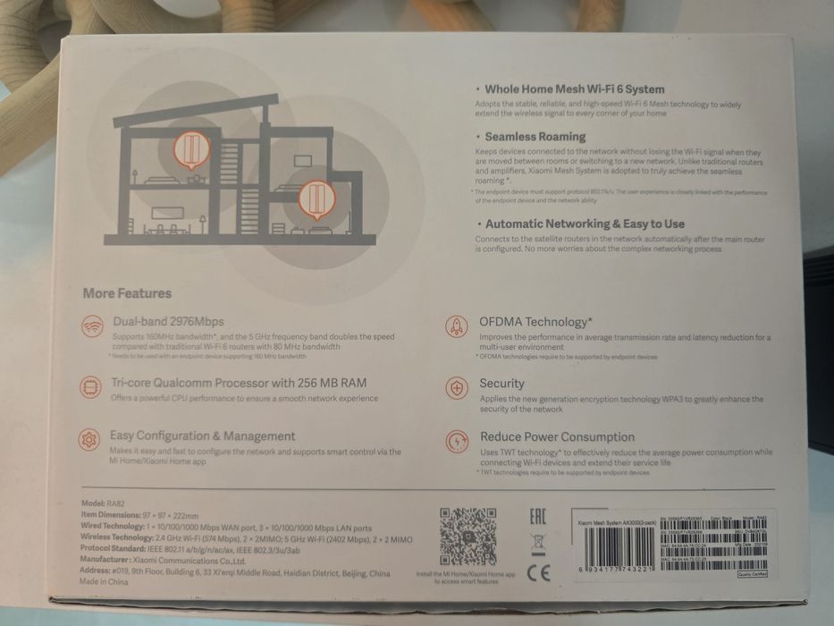 Xiaomi AX3000 Mesh Pack 2 (Como Novo)