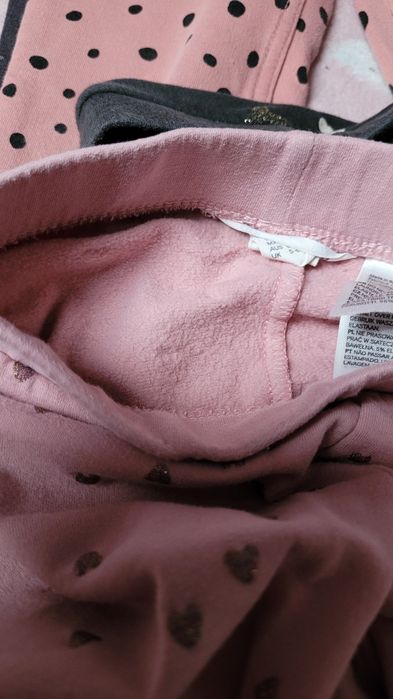 Zestaw spodni ocieplanych 110-116 H&M