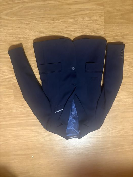 Garnitur granatowy roz 128/134