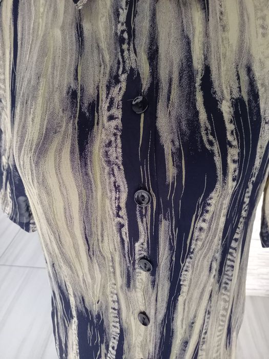 Śliczna mazana bluzka CM Claudia-Moden na 42 XL.