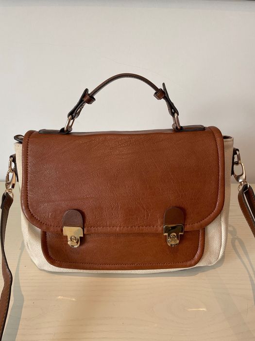 Mala da Parfois bege/camel em ótimo estado