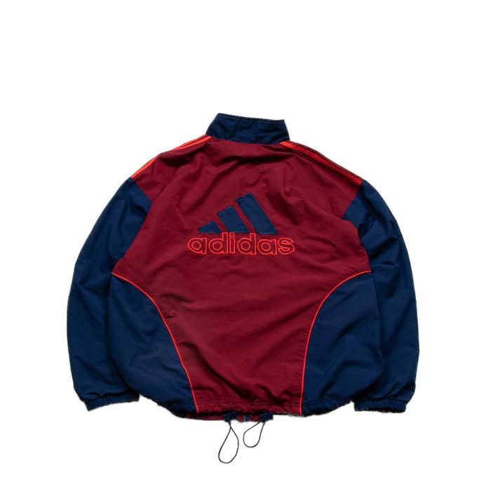 Y2k Adidas baggy trackjacket kurtka dresowa L ściągacze big logo