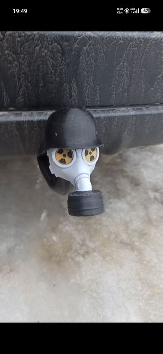 Крутой защитный колпачок /заглушка на фаркоп — «Сталкер / Газгольдер»