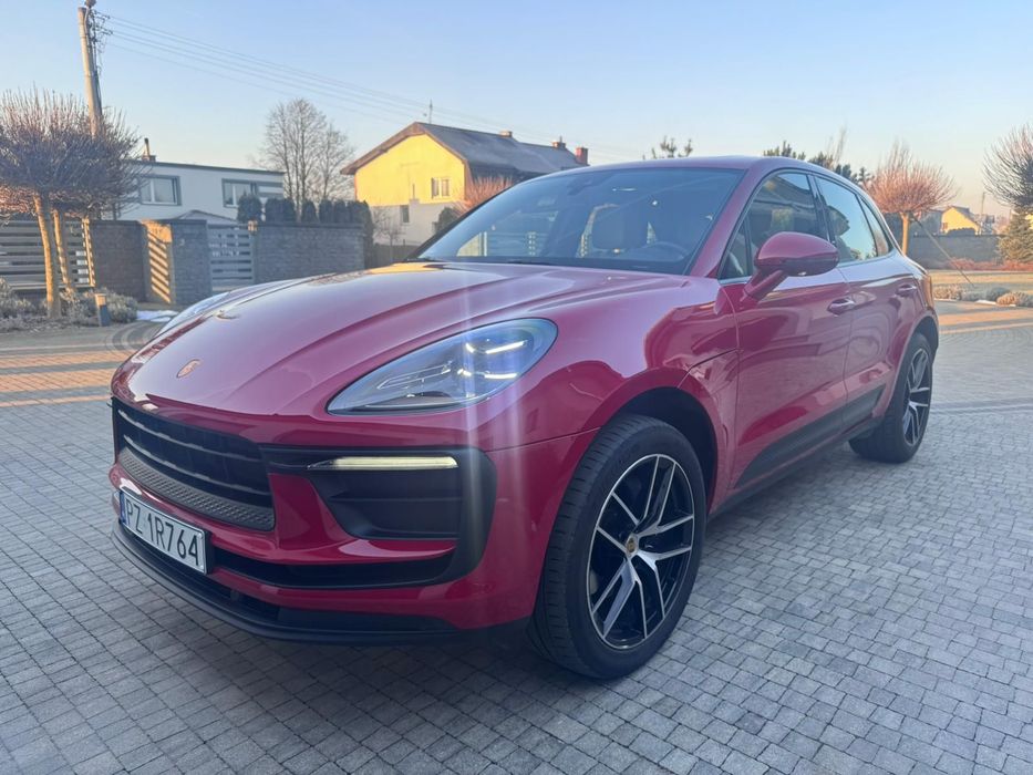 Porsche Macan Porsche Macan 2022 pierwszy właściciel mały przebieg jak nowy czerwony