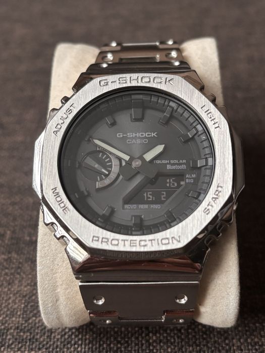 Casio G Shock GA B2100 1A1ER. Gwarancja. Metal ,solar, bluetooth.