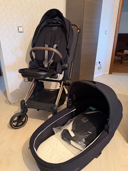 Коляска CYBEX priam rose gold 3 in 1