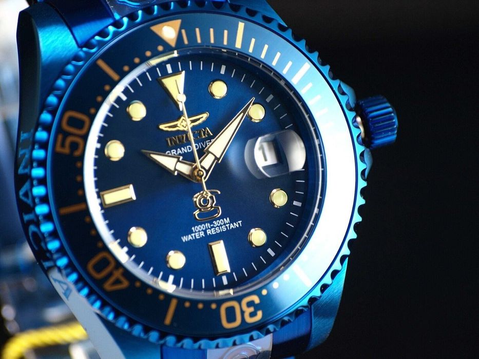 Годинник Invicta 27751 Grand Diver Automatic Blue Label 47 мм. 300 MT.