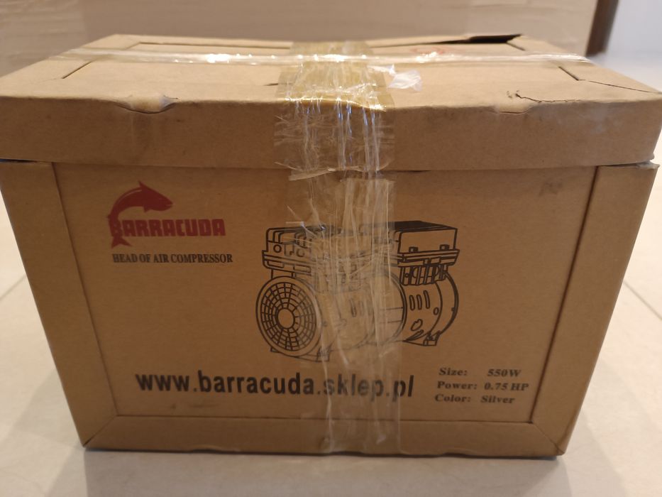 Kompresor bezolejowy sprężarka 550W 230V 8 bar 200l/min