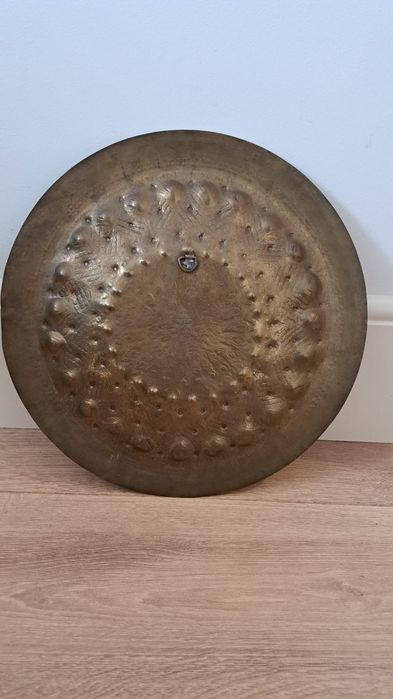 Prato de decoração latão oriental diâmetro 35cm