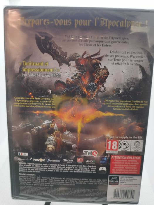 Darksiders PC DVD-ROM Selado Novo