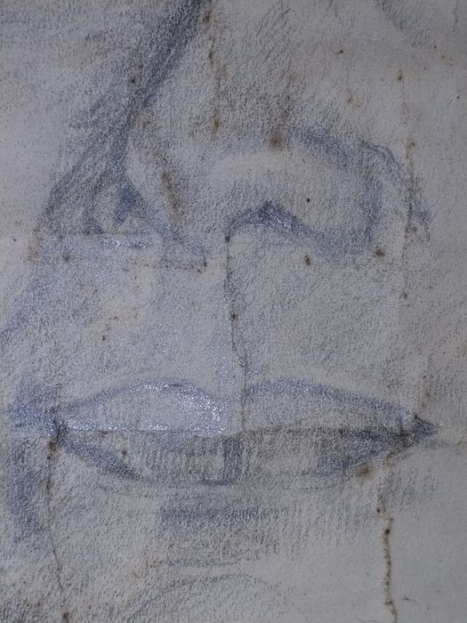 Desenho Original (1958) Pintora Ana Maria Botelho – Obra de Juventude 45x35 cm