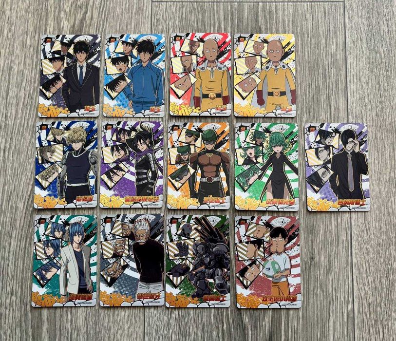 Колекційні картки, бокси, сети карток : Naruto, One-Punch Man (UR MR HR)