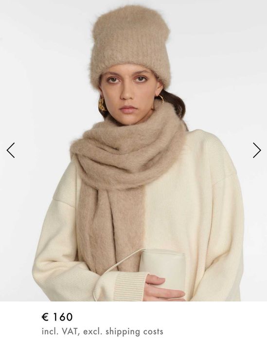 Шапка Toteme  Alpaca beige