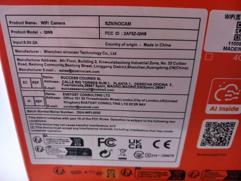 Kamera akumulatorowa Szsinocam Smart Battery Camera (2060)