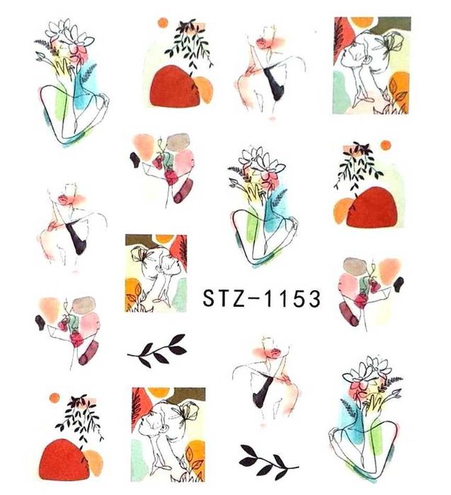 Wodne naklejki na paznokcie