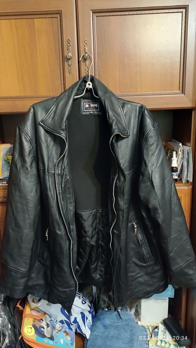 Шкіряні курточки Bertanni London 3XL та Ben Sherman 4XL