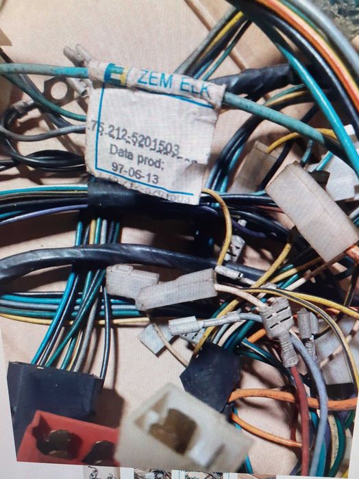 Wiązka elektryczna przód Fiat 126p STARY TYP -ORYGINAŁ