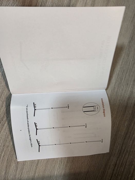 Lampa LED h-165 cm  -stojaca w rogu