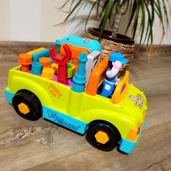 Музыкальная машинка-конструктор с инструментами  (789)