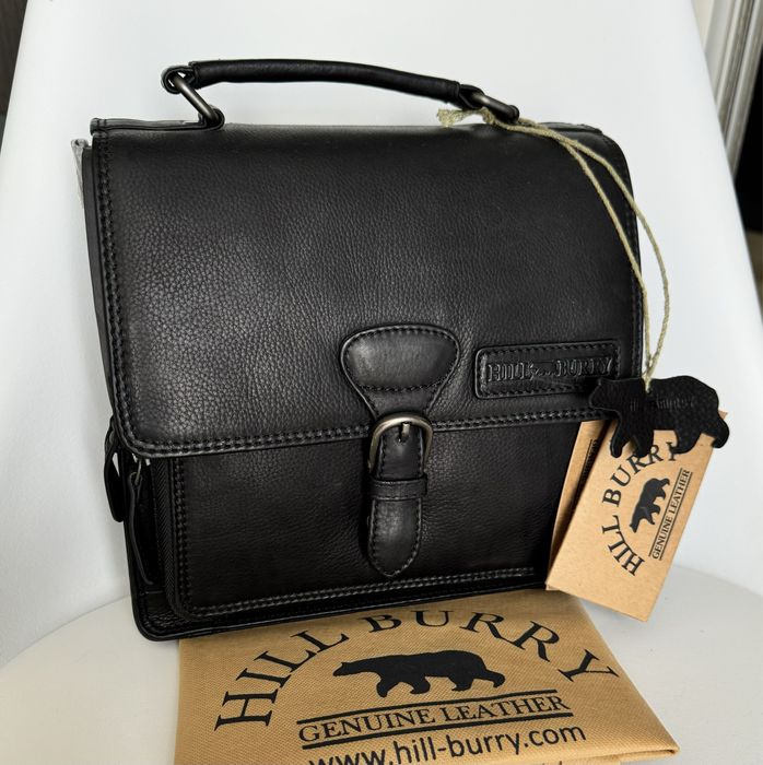 барсетка Кожаная мужская сумка Hill Burry  барсетка шкіряна