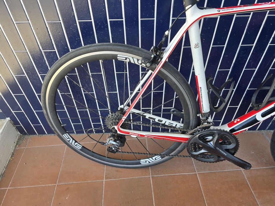 Bicicleta de carbono cube com ultegra L