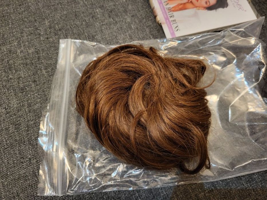 Coque de cabelo 100% humano BARSDAR