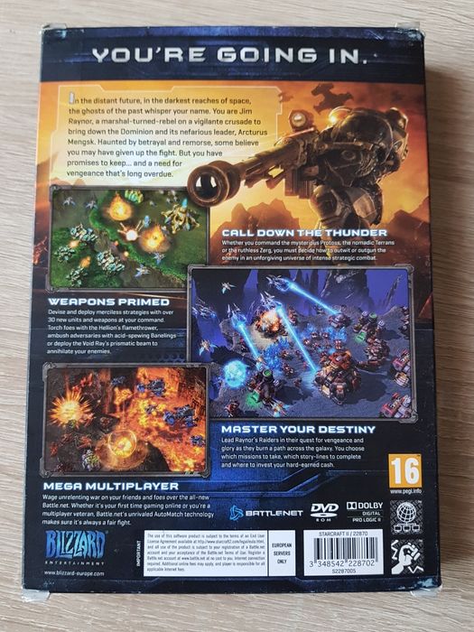 Starcraft Wings Of Liberty Blizzard Gra Komputerowa Gra Na Komputer PC