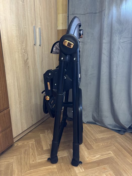 Стільчик для годування El Camino Crystal (ME 1037-B Black Gold)