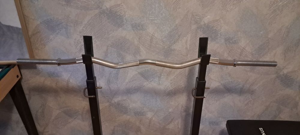 Штанга кривой гриф w  гриф