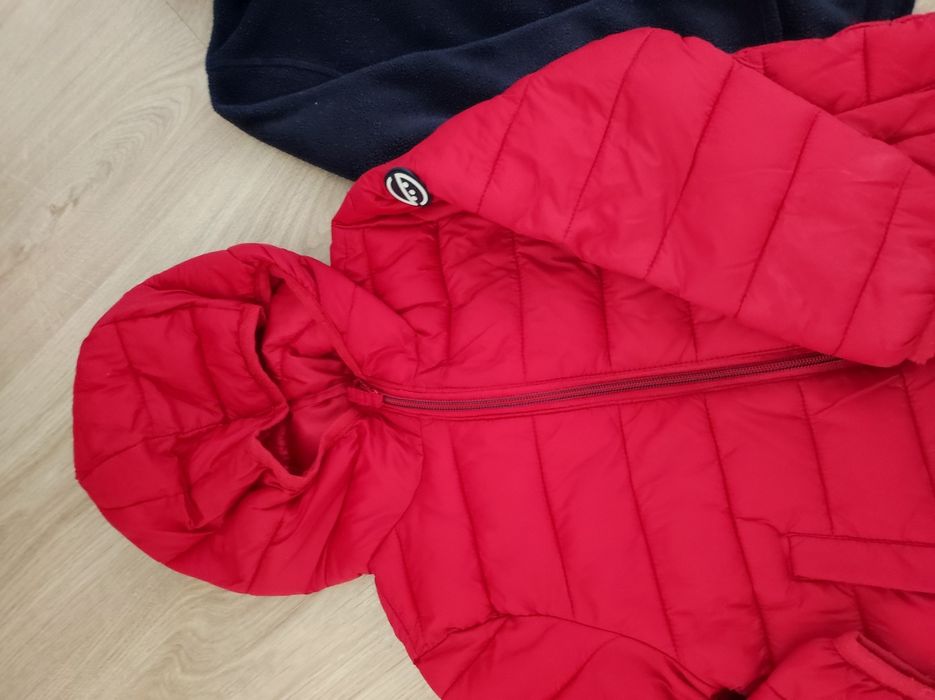 Kurtka wiosna chłopiec cool club 104 czerwona polar 110