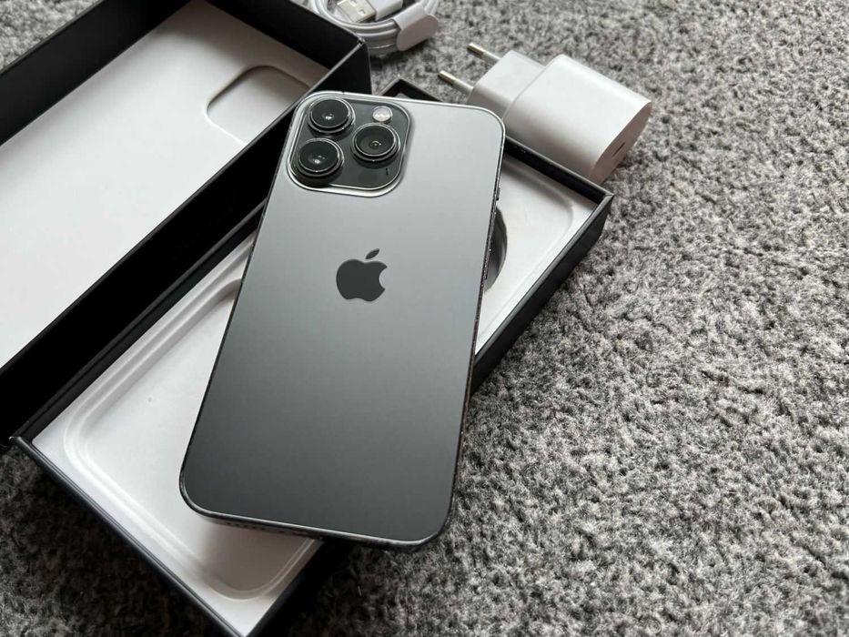 iPhone 13 Pro 128GB SPACE GREY GRAFITOWY Grey Black Bateria 95% SZKŁO