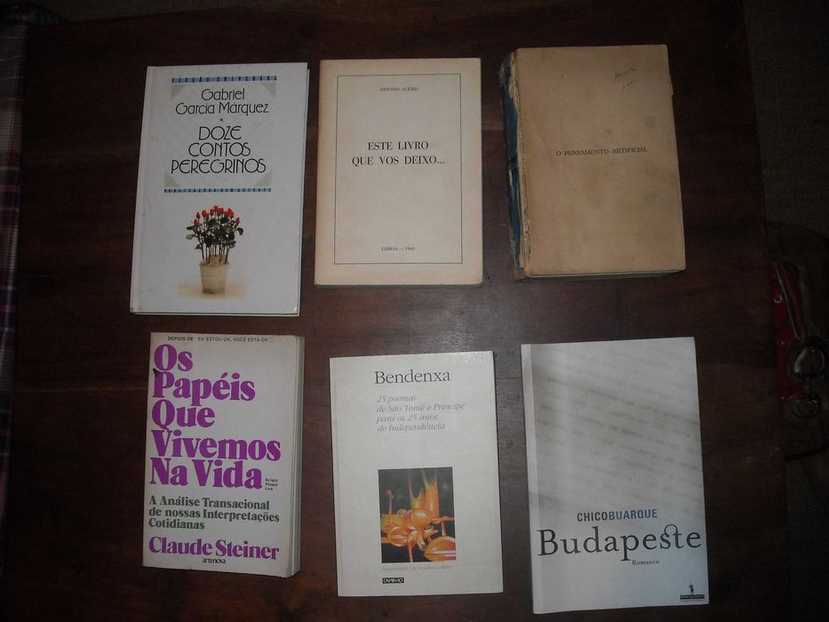 Livros Garcia Marquez, Aleixo, Buarque, Steiner, Latil, S. Tome