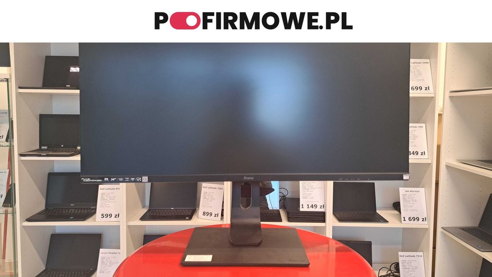 Poleasingowy Monitor iiyama 34" 3440x1440 IPS LED A Klasa