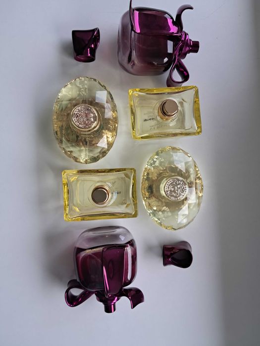 Оригінальні флакони  (пляшечки) від парфумів Versace і Nina Ricci