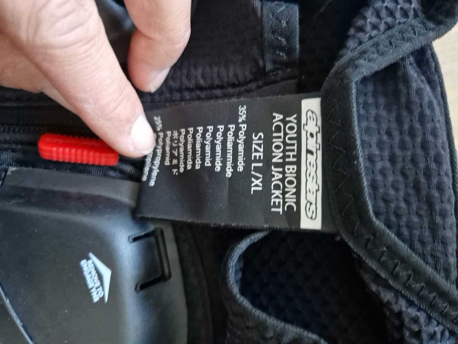 Dziecięca zbroja Alpinestars Bionic Jacket roz. L/XL Cross Quad